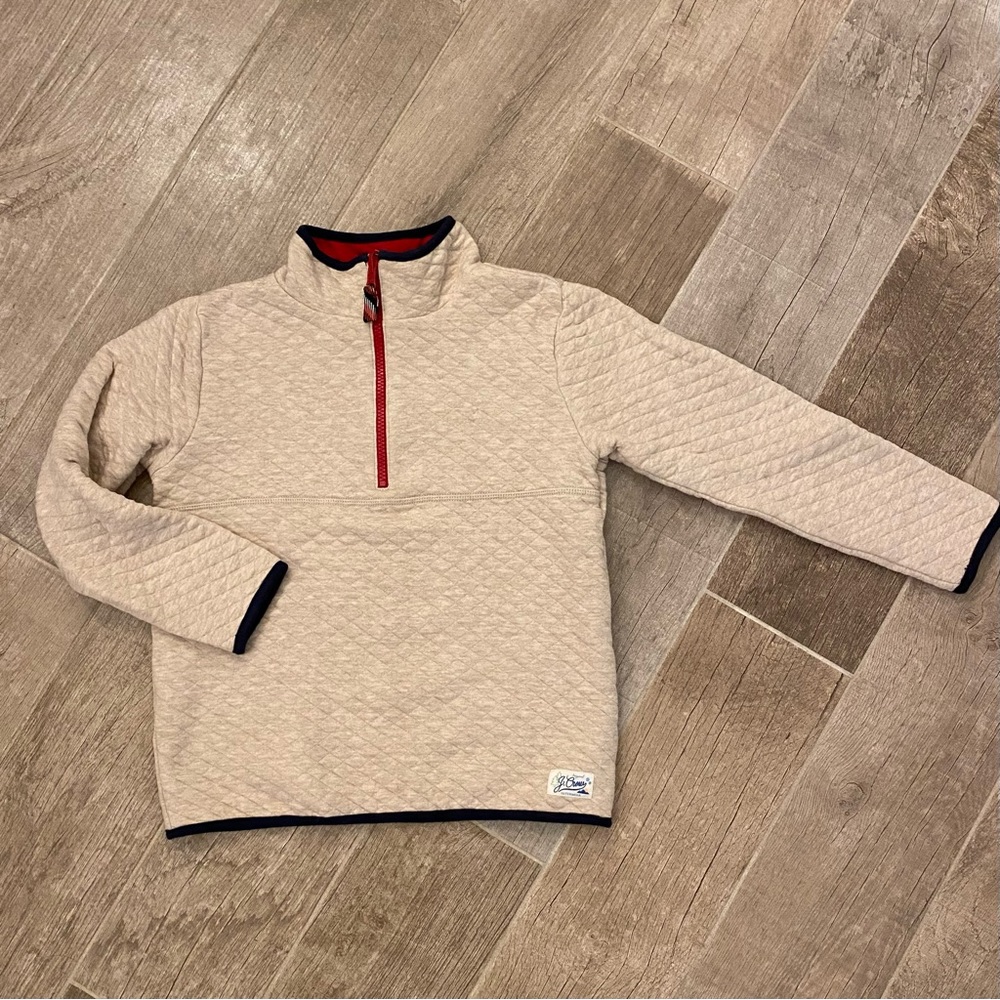 J.Crew Boys Quilted Quarter Zip